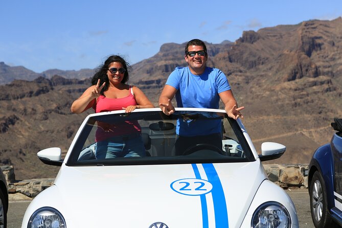 Vw Beetle Convertible Island tour Discover the island on a different way - Stop 1: San Bartolomé de Tirajana, La fortaleza de ancite, and the Fataga vibe