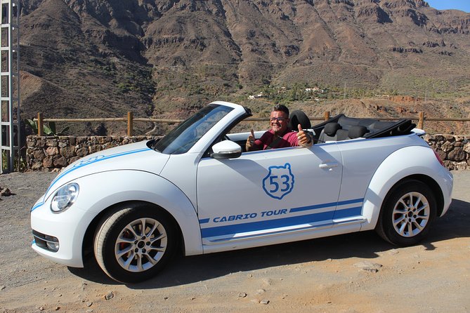 Vw Beetle Convertible Island tour Discover the island on a different way - Mirador El Guriete: where the views feel built into the mountains