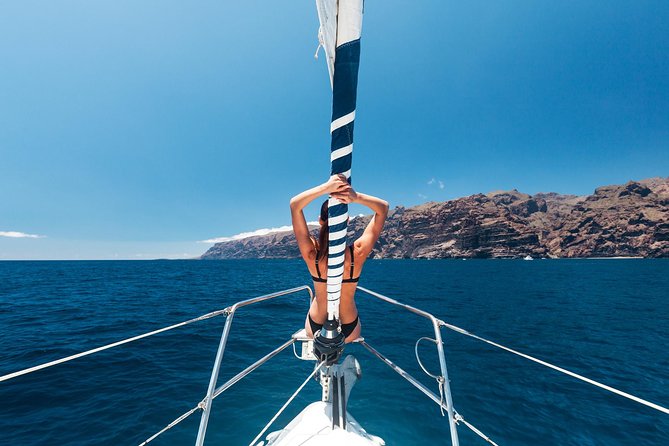 Whales & Dolphins watching in exclusive sailboat - Stop 1, White Tenerife: how the skipper turns a boat ride into whale time
